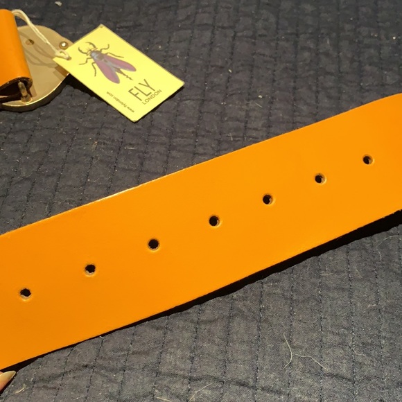 Fly London Tangerine Lule Leather Belt - Picture 6 of 8